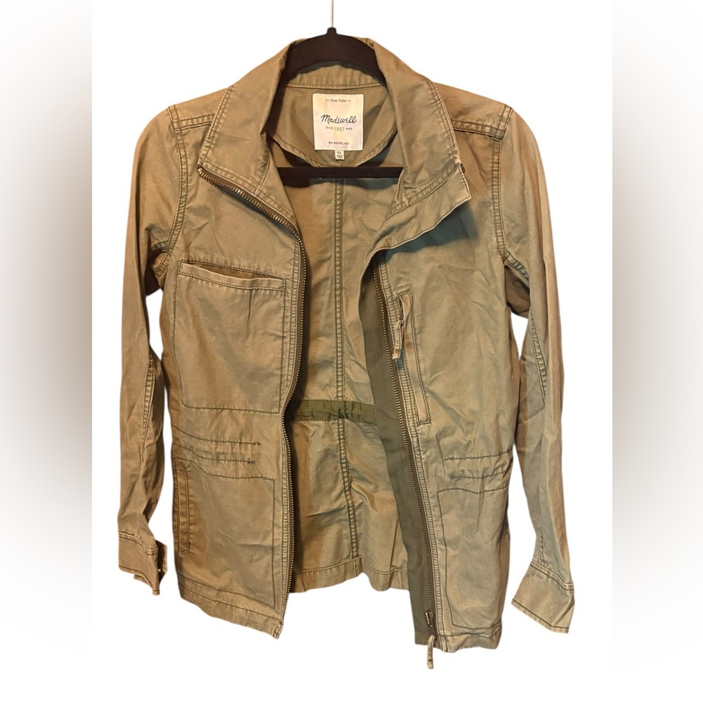 Madewell Fleet Olive Green Utility Jacket XS - Picture 11 of 13